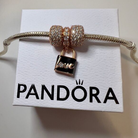 Bundle of 3 Rose Gold Pandora Charms - Picture 11 of 11